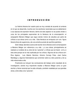 I N T R O D U C C I Ó N 
 
 
La historia literaria de nuestro país es muy variada de acuerdo al contexto 
en el que s