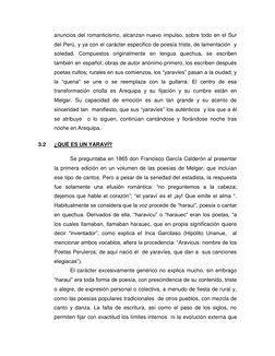 anuncios del romanticismo, alcanzan nuevo impulso, sobre todo en el Sur 
del Perú, y ya con el carácter especifico de poesía