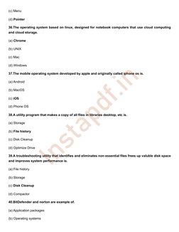 MSCIT Exam Questions & Answers Guide | PDF | Application Software ...