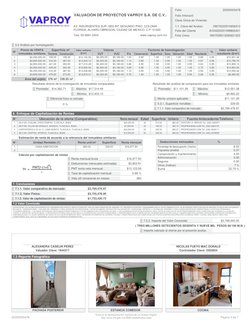 VALUACIÓN DE PROYECTOS VAPROY S.A. DE C.V..
AV, INSURGENTES SUR 1802 INT.SEGUNDO PISO, COLONIA
FLORIDA, ALVARO OBREGON, CIUDA