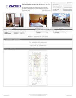 VALUACIÓN DE PROYECTOS VAPROY S.A. DE C.V..
AV, INSURGENTES SUR 1802 INT.SEGUNDO PISO, COLONIA
FLORIDA, ALVARO OBREGON, CIUDA