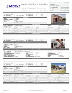 VALUACIÓN DE PROYECTOS VAPROY S.A. DE C.V..
AV, INSURGENTES SUR 1802 INT.SEGUNDO PISO, COLONIA
FLORIDA, ALVARO OBREGON, CIUDA
