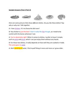 KET Speaking Part 2 Sample Questions | PDF | Language Arts & Discipline