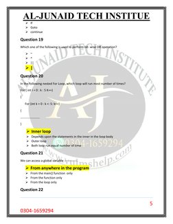 CS201 Midterm MCQs by Junaid Malik | PDF | Pointer (Computer ...