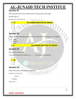 CS201 Midterm MCQs by Junaid Malik | PDF | Pointer (Computer ...