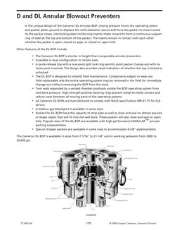 Cameron DL Annular BOP Overview | PDF | Piston | Cylinder (Engine)