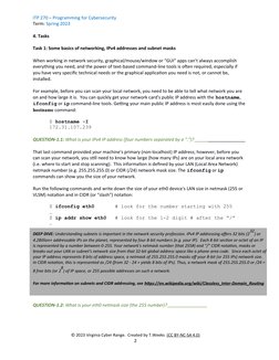 Linux Networking & CLI Tools Lab | PDF | Ip Address | Command Line ...