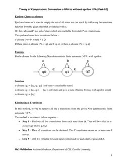 Npha Formula Converting ε-NFA to NFA Without Epsilon | PDF | Models Of Computation ...