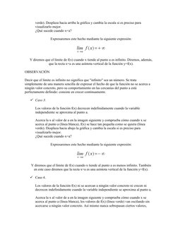 verde). Desplaza hacia arriba la gráfica y cambia la escala si es preciso para 
visualizarlo mejor.
¿Qué sucede cuando x=a?
E