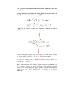 Pero si el orden de los dos términos fuera el mismo, habría que realizar otro
procedimiento.
Veamos un ejemplo con términos d
