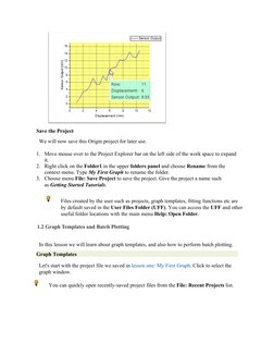 Origin Topic In Project File Introduction to Origin Software | PDF | Microsoft Excel | Menu (Computing)