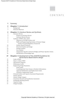 Proposed AASHTO Guidelines for Performance-Based Seismic Bridge Design (http://nap.nationalacademies.org/25913)
Copyright Nat