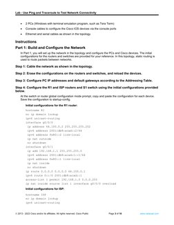 Ping and Traceroute Network Testing Lab | PDF | Computers