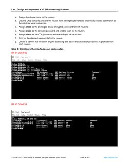 VLSM Addressing Scheme Lab Guide | PDF | Computer Network | Ip Address