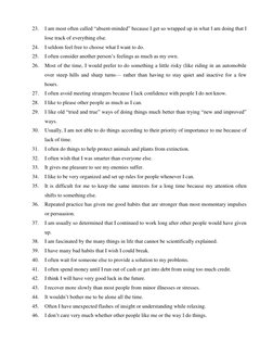 Tci Questionnaire.pdf Free Online TCI Personality Test | PDF | Experience | Feeling