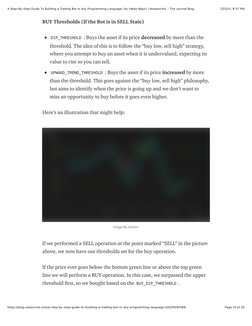 7/22/21, 8:37 PM
A Step-By-Step Guide To Building a Trading Bot In Any Programming Language | by Yakko Majuri | Noteworthy -