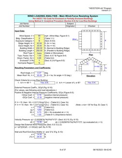 ASCE 7-02 Wind Load Analysis Tool | PDF | Teaching Methods & Materials
