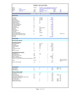 JOB NO.
:
-
PROJECT         : 
TAG NO.        
V-0201
SERVICE
:
Amine Flash Vessel
CLIENT               :Ditjen Migas 
PREP'D