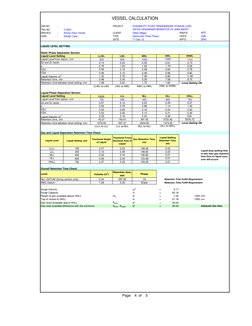 JOB NO.
:
-
PROJECT         : 
TAG NO.        
V-0201
SERVICE
:
Amine Flash Vessel
CLIENT               :Ditjen Migas 
PREP'D