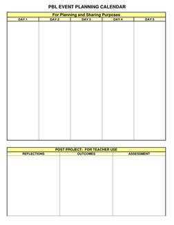 Pbl Works Template.pdf PBL Project Design Template | PDF | Educational Assessment | Cognition