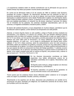 y la experiencia cotidiana están en abierta contradicción con la afirmación de que aún en
nuestro tiempo hay fieles que posee