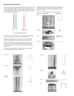 Laboratory Apparatus Drawing Guide | PDF