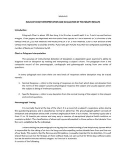 Polygraph Chart Deviation Analysis | PDF | Polygraph | Thorax