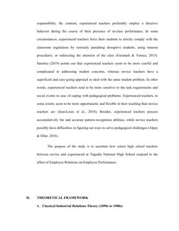 responsibility.  By  contrast,  experienced  teachers  preferably  employ  a  directive
behavior  during  the  course  of  th