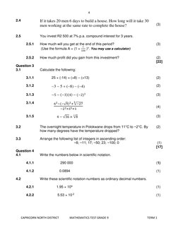 Grade 9 Term 1 Maths Test 2023 | PDF | Prime Number | Elementary ...