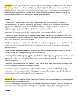 TRF 6-9: Teacher Reflection Insights | PDF | Teachers | Learning
