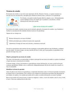 Lengua y Literatura                                                  Prof. Verónica Alizzi