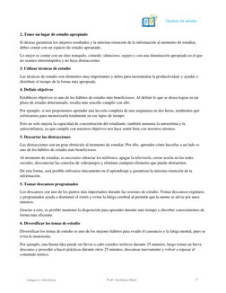 Lengua y Literatura                                                  Prof. Verónica Alizzi