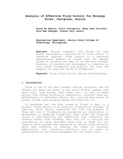 Effective Flood Control Strategies in Aurora | PDF | Flood | Levee