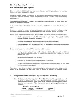 Deviation Report System Overview | PDF | Business | Business Process