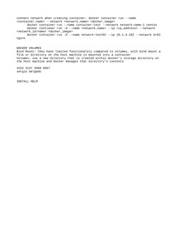 Docker Command Reference Guide | PDF | Computer Network | Operating ...
