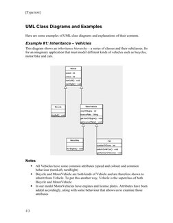 UML Class Diagram Examples Explained | PDF | Inheritance (Object ...