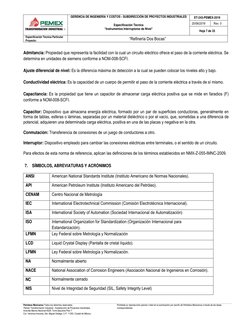 GERENCIA DE INGENIERÍA Y COSTOS - SUBDIRECCIÓN DE PROYECTOS INDUSTRIALES 
 
Especificación Técnica 
“Instrumentos Interrupt