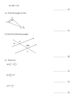 Year 8 Cambridge Math Progression Test | PDF | Elementary Mathematics ...