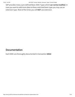 (https://images/sap/2011/01/7.png) (https://images/sap/2011/01/6.png)7/2/23, 1:40 PM
SAP IDOC Tutorial: Definition, Structur
