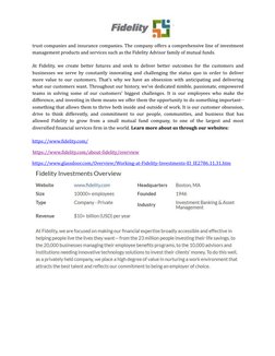 Overview of Fidelity Investments | PDF | Investing | Money