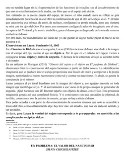 esto no tendría lugar sin la fragmentación de las funciones de relación, sin el descubrimiento de
que uno no está fusionado c