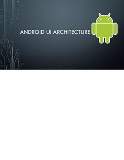 Android UI Architecture Guide | PDF | User Interface | Android ...