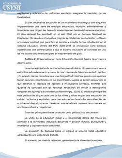 Plan Decenal de Educación en Ecuador 2006-2015 | PDF | Inclusión ...
