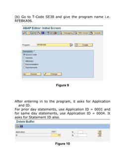 SAP Bank Statement Upload and Deletion Guide | PDF | Banks | Software ...
