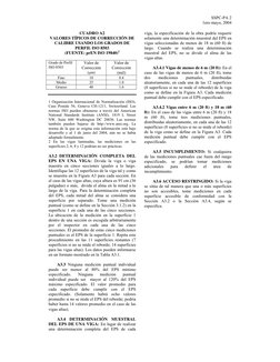 SSPC-PA 2 
1ero mayo, 2004 
CUADRO A2 
VALORES TÍPICOS DE CORRECCIÓN DE 
CALIBRE USANDO LOS GRADOS DE 
PERFIL ISO 8503 
(FUEN