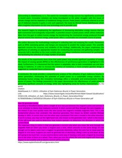 [1]According to AbdelGawad, A. F., The search for renewable energy sources has significantly accelerated
in recent years. Inn