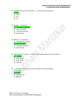 COMPUTER ARCHETECTURE & ORGANIZATION 
SY COMPUTER SCIENCE & ENGINEERING 
7 
 
DBATU B.Tech CSE  2nd Year(MH) 
https://chat.wh