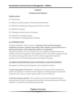 Training and Development in HRM | PDF | Human Resource Management ...