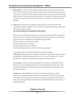Training and Development in HRM | PDF | Human Resource Management ...
