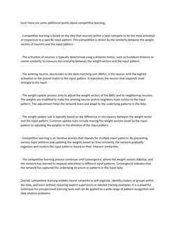 Competitive Learning Neural Network | PDF | Cluster Analysis ...
